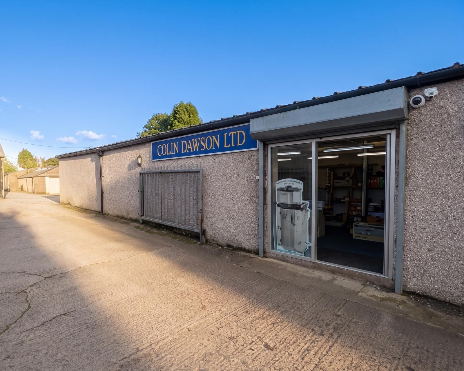 The Colin Dawson Ltd agricultural supplies store at High Mill, Langwathby